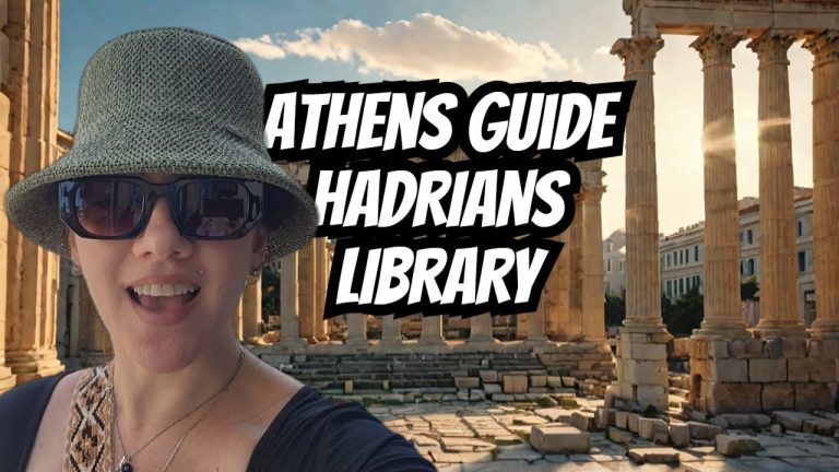 ATHENS: Travel Guide of Hadrians Library! Greece!