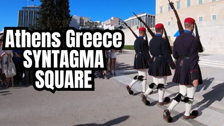 ATHENS: Walking Tour of Syntagma Square in Greece!